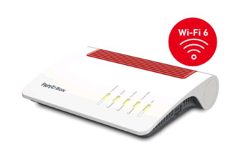AVM FRITZ!Box 7590 AX - Impianto Wi-Fi (router) - maglia - modem DSL - GigE - 802.11a/b/g/n/ac/ax - Dual Band - adattatore telefono VoIP (DECT)